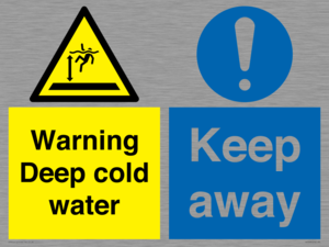 Warning Deep cold water Keep away